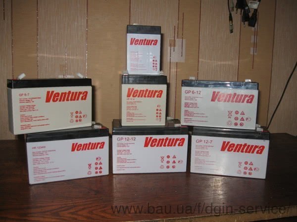 Прихід акумуляторів 4В ТМ Ventura (розширення асортименту 6В і 12В)