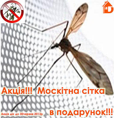 Акція! Москітна сітка вподарунок до вікна. Акція! Москітна сітка вподарунок до вікна.