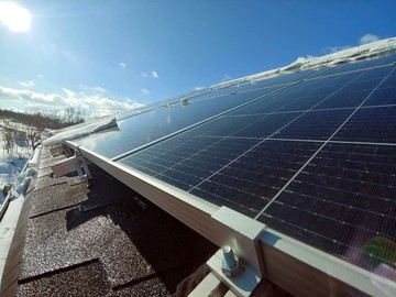 Змонтована гібридна сонячна станція на 30 кВт в Люботині