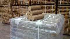Новинка - паливні брикети з дуба діаметр 90мм довжина 200мм