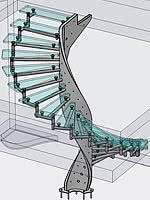 Вийшла третя моя стаття про сходи, в якій розглядаються їх несучі конструкції.