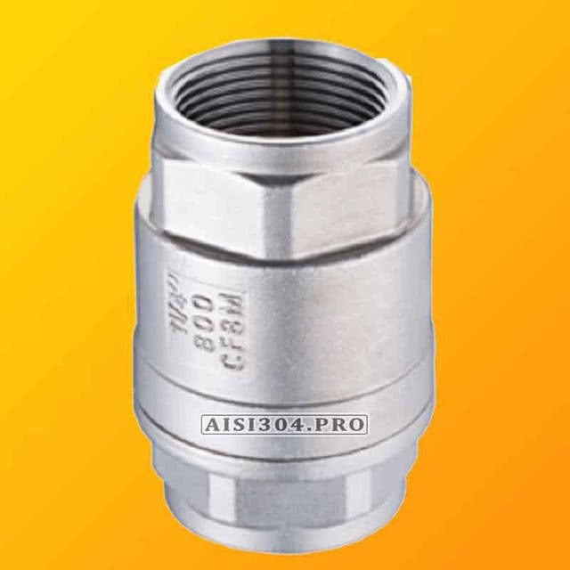 Клапан зворотний муфтовий нержавіючий Ду 15 (1/2") | TRiNOX