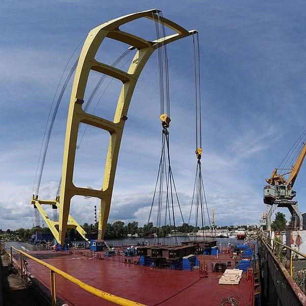 УГМК завершила поставки металлопроката для ремонта крана `Захарий`