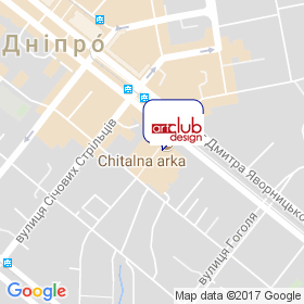 ARTCLUB design на мапі ARTCLUB design на мапі