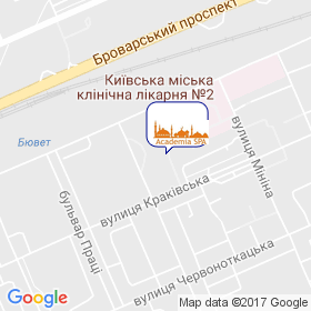 Академія СПА на мапі