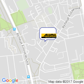 Алюміл Україна на мапі