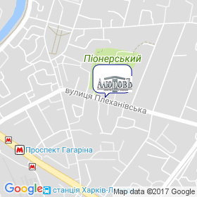 Алюровъ на мапі