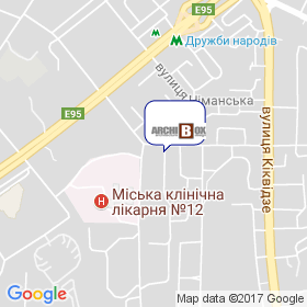 Архибокс на мапі Архибокс на мапі