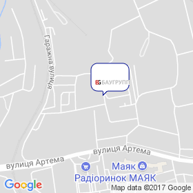 БАУГРУП на мапі БАУГРУП на мапі