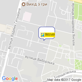 Демi-Луне на мапі Демi-Луне на мапі