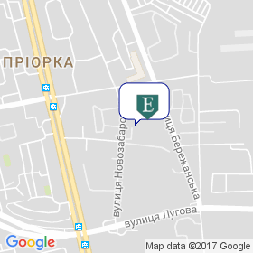 ЕВОлюкс на мапі ЕВОлюкс на мапі