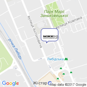 МЖК БУД на мапі МЖК БУД на мапі