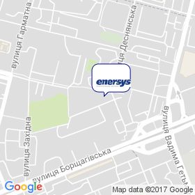 Енерсіс Україна на мапі