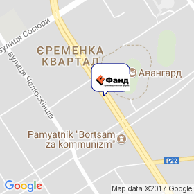 ФАНД на мапі ФАНД на мапі