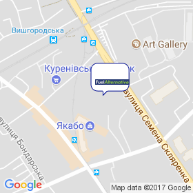 Фюел Альтернатів на мапі