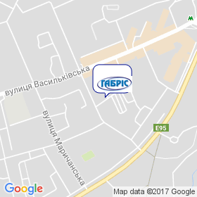 ГАБРИС на мапі ГАБРИС на мапі