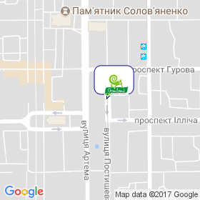 Газони України на мапі