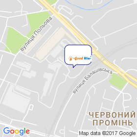 Goodwin на мапі Goodwin на мапі