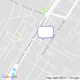 Градобудівельній єлемент на мапі Градобудівельній єлемент на мапі