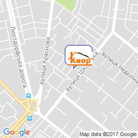 Кiор на мапі Кiор на мапі