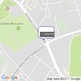 КОНТУР на мапі КОНТУР на мапі