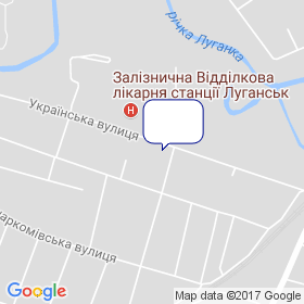 Луганськдеталь на мапі Луганськдеталь на мапі