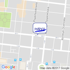 МАРКО на мапі МАРКО на мапі