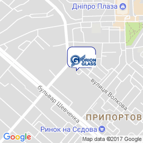 Оріон-Гласс, Торговий Дім на мапі