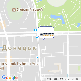 Пенетрон-Донецьк на мапі Пенетрон-Донецьк на мапі