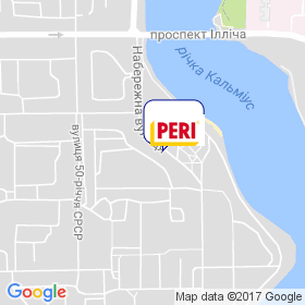 Пері Україна Донецький підрозділ на мапі Пері Україна Донецький підрозділ на мапі