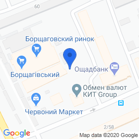 Простовед на мапі