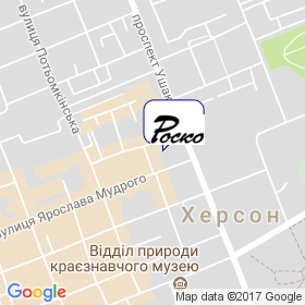 Роско ТД на мапі Роско ТД на мапі