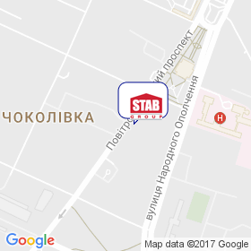 СТАБ Груп на мапі СТАБ Груп на мапі