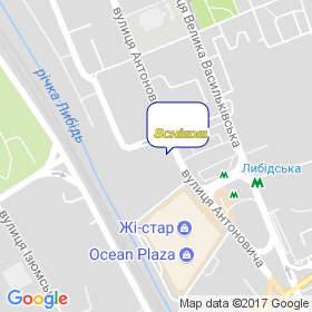 Шидель на мапі