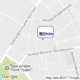 Славіан на мапі