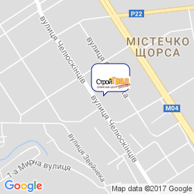 Стройград на мапі Стройград на мапі