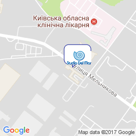 Студiо Дель Мар на мапі Студiо Дель Мар на мапі