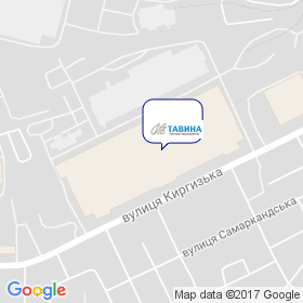 ТАВІНА на мапі ТАВІНА на мапі