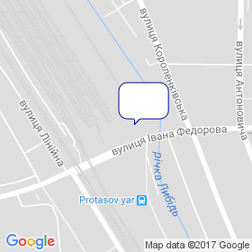 ІЗОМАТ, ТД на мапі