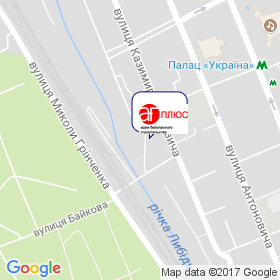 АГ-Плюс на мапі АГ-Плюс на мапі