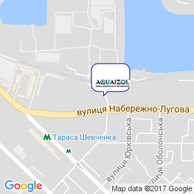 Завод покрівельних матеріалів "Акваізол" на мапі Завод покрівельних матеріалів "Акваізол" на мапі