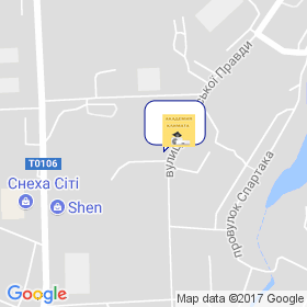 Академія Клімату на мапі Академія Клімату на мапі