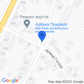 Абетка Покрівельних Матеріалів на мапі Абетка Покрівельних Матеріалів на мапі