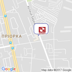 Альба Буд Інвест на мапі Альба Буд Інвест на мапі