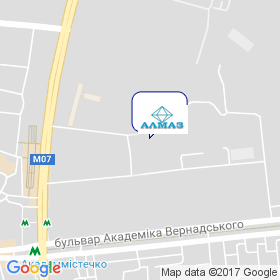 АЛМАЗ на мапі