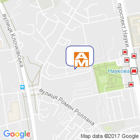 Альтек меблі на мапі