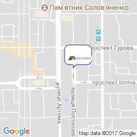 ТД Альтурекс на мапі