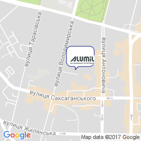 Alumil Україна на мапі Alumil Україна на мапі