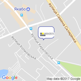 Акваперл на мапі