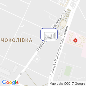 Архітектурне бюро АМ на мапі Архітектурне бюро АМ на мапі